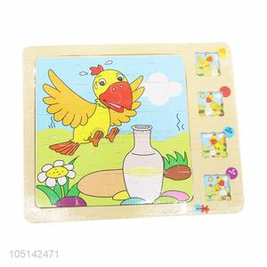 Factory Direct Supply 4 Layers Wood Tangram Jigsaw Board Educational Toy