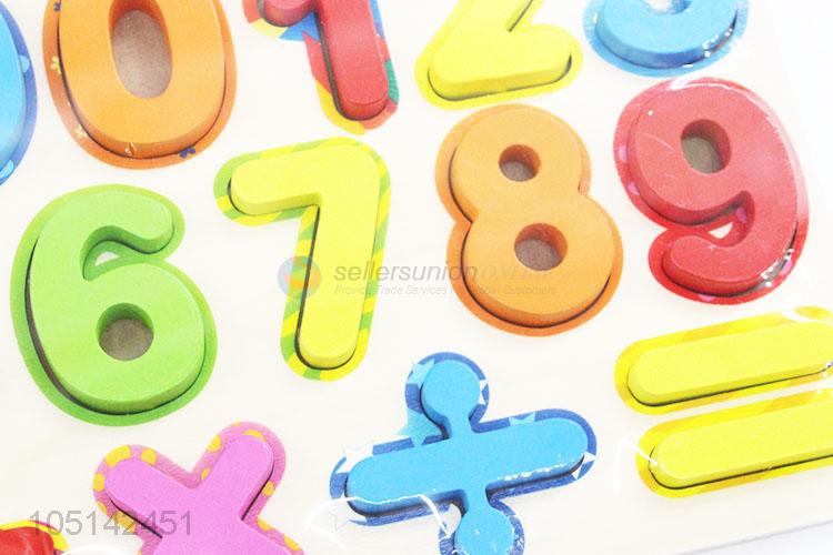 New Arrival Supply Alphabet Number Puzzle Educational Early Learning Toy