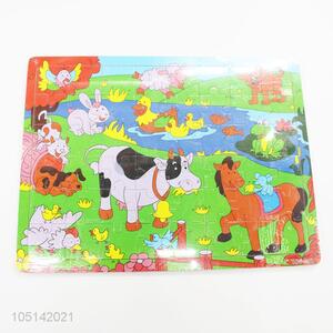 Wholesale Nice 48 Pieces/Set Zoo Animals Jigsaw Puzzles Early Educational Toys