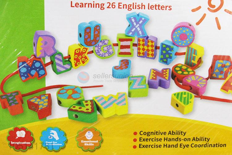 26Pcs/Set English Alphabet Fun Rope Connection