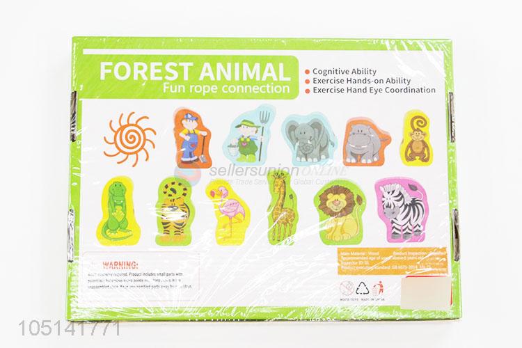 11Pcs/Set forest Animal Fun Rope Connection