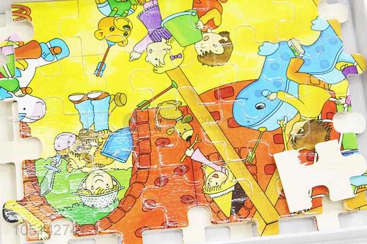 Creative Utility Wooden Animal Puzzle Board Toy