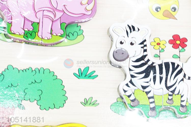 Fancy Design Cognitive Card Animals Fruit Set Puzzle Toys