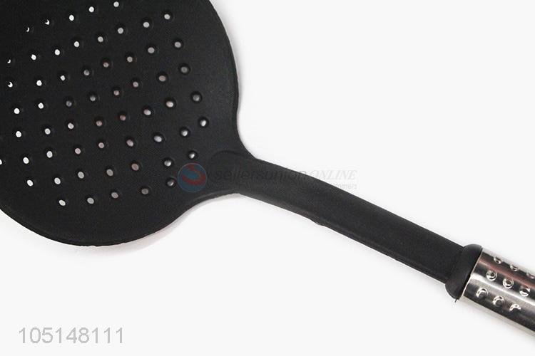 Cheap wholesale big leakage ladle slotted spoon kitchenware