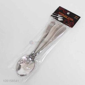 6Pcs/Set Stainless Steel Spoons Soup Spoon Set