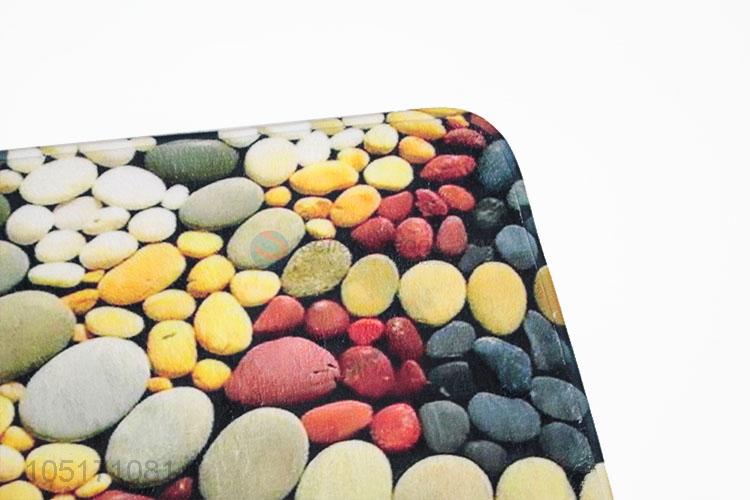 Wholesale Price Colorful Stone Printing Kitchen Door Floor Mat Carpet For Toilet