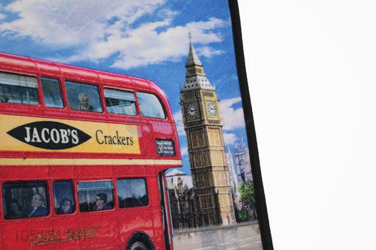 Fashion Design Bus Printing Floor Mats Door Mat Home Carpet