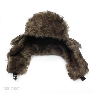 Wholesale Unique Design Winter Men Trapper Trooper Hat Bomber Hat with Ear Flaps and Mask Warm Ushanka Hunting Hats Winter Men Hat