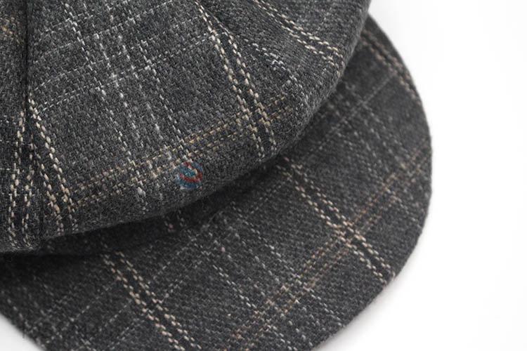 Competitive Price Fashion Plaid Newsboy Beret Artist Women Beret Hat For Women Cap