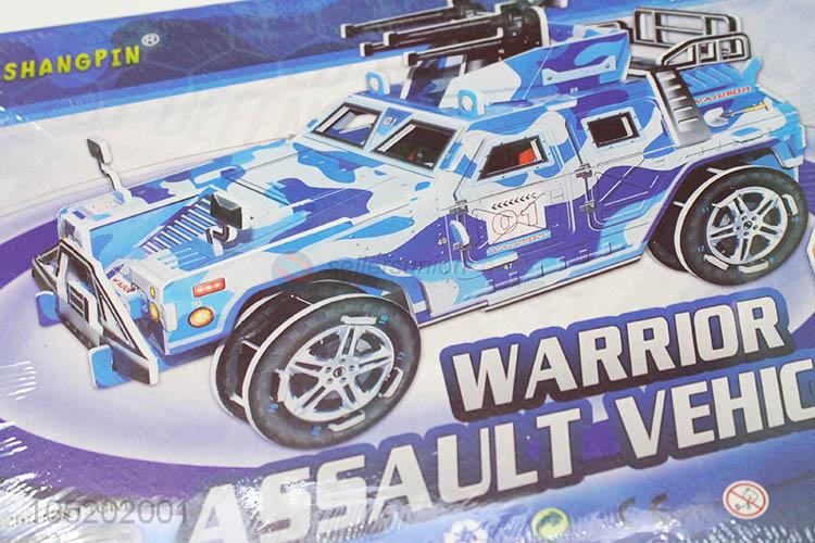 Best Selling 4pcs 3D Warrior Assault Vehicle Kids Toy