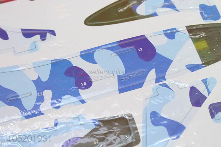 Low Price 4pcs 3D Puzzle Chinese J-10 Aircraft