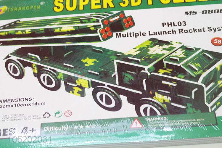 Hot Selling 4pcs 3D Puzzle Multiple Launch Rocket System