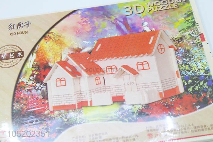 Chinese Factory 3D Wooden Puzzle Toy for Children