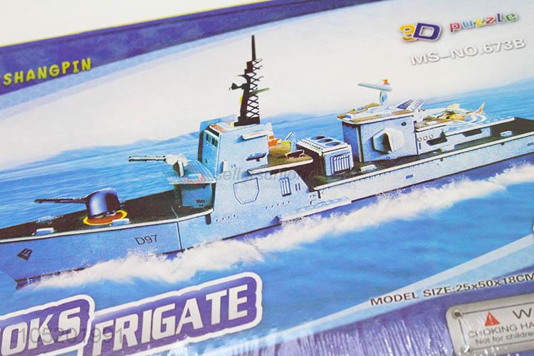 Direct Price 4pcs 3D Puzzle Noks Frigate Kids Toy