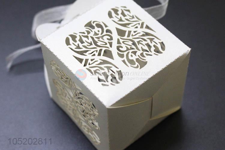 Most popular laser cut packing chocolate paper gift candy boxes