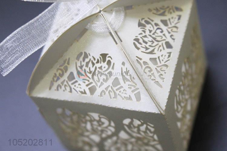 Most popular laser cut packing chocolate paper gift candy boxes