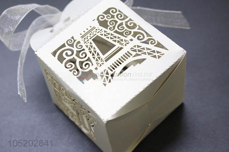 Competitive price luxury wedding laser cut candy boxes