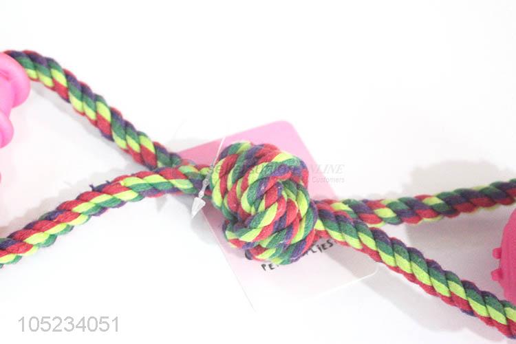 Factory wholesale knot dog rope chew toy