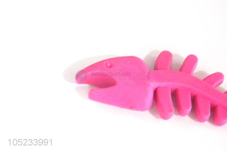 Competitive price fishbone shape dog toy pet toy