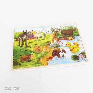 High Quality Colorful Wooden Educational Puzzles For Children