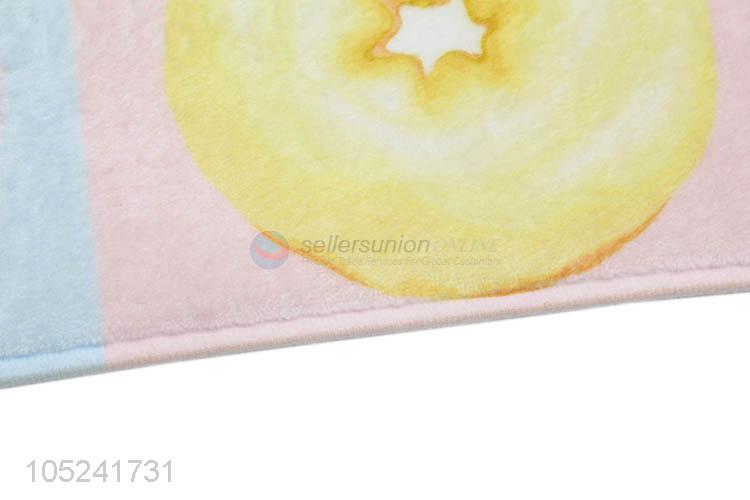 Top Selling Donut Printing Carpet Floor Rug Mat Antislip Creative Carpet