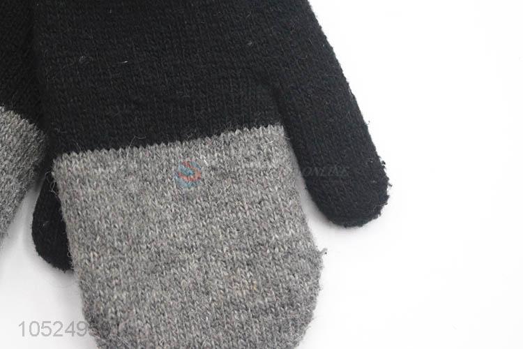 China Supply Children Double-layer Warm Gloves