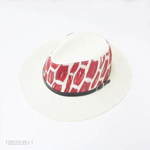 High Quality Paper Straw Hat Adult Fedora Hat