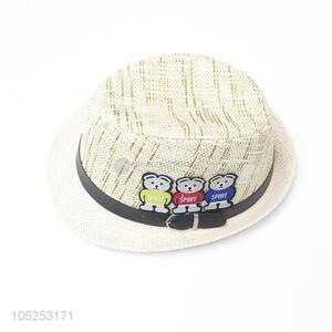 Best Sale Paper Straw Hat Summer Fedora Hat For Children