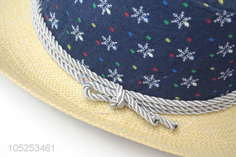 Wholesale Jean Fedora Summer Paper Straw Hat