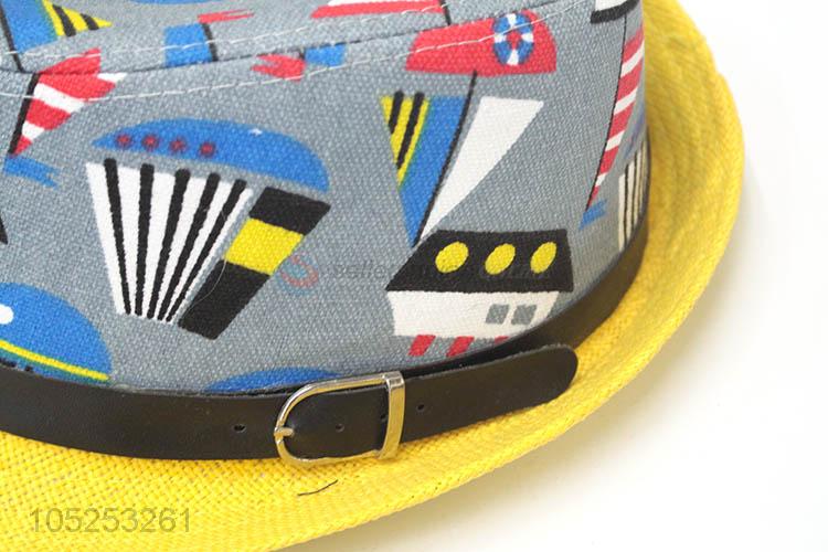 Good Sale Colorful Sunhat Children Fedora Hat