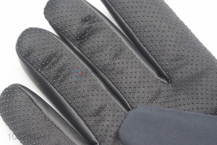 Professional manufacturer men velet winter warm gloves gloves