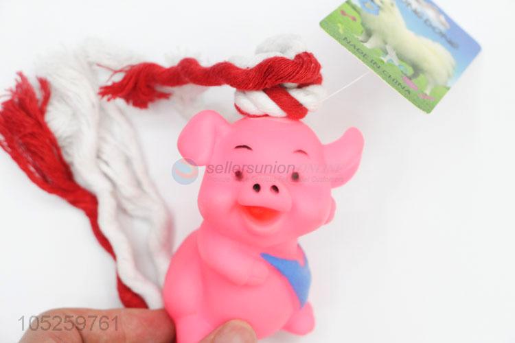 Chinese Factory Cute Pig Toy for Pet