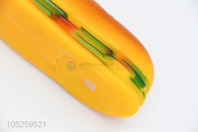 Promotional Wholesale Attractive Hamburger Shape Chewing Toy for Pet