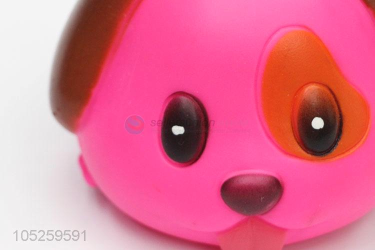 Fashion Style Cartoon Dog Head Pet Playing Toys