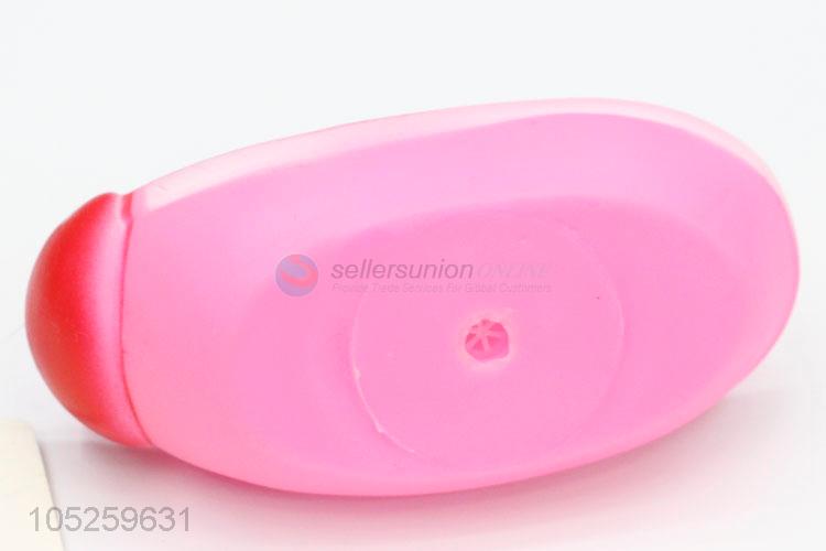 Special Design Pink Boat Vinyl Toy for Pet