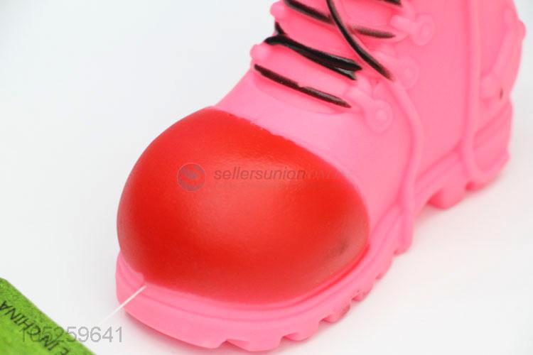 Recent Design Shoe Shape Vinyl Toy for Pet