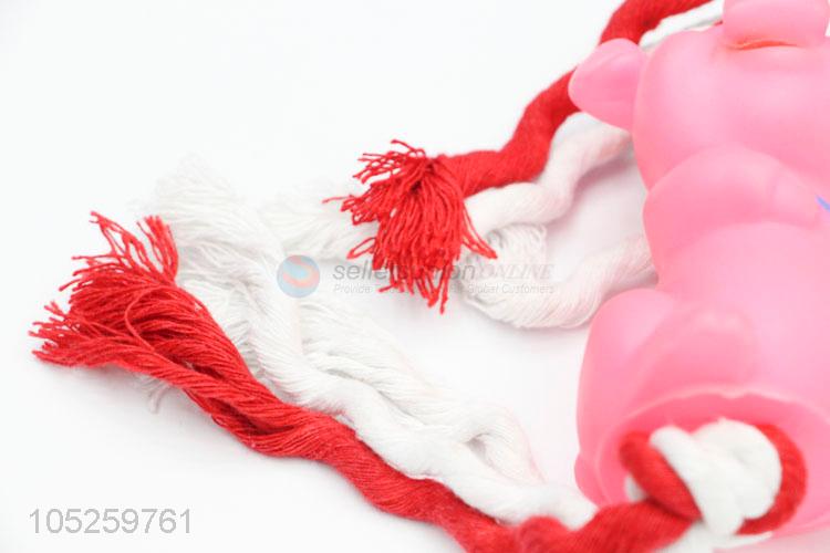 Chinese Factory Cute Pig Toy for Pet