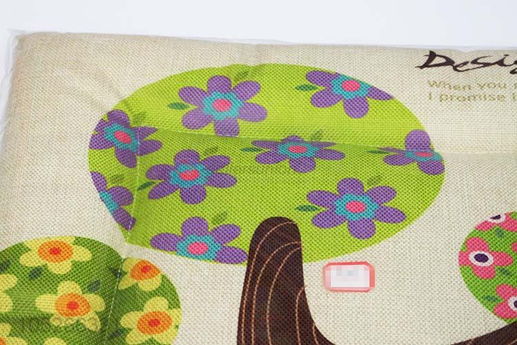 Soft Comfortable Cute Cartoon Tree Printed Pillow/Cushion for Chair