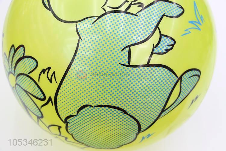 Latest Arrival Cartoon Rabbit Printed Inflatable Beach Ball Pvc Toy Ball