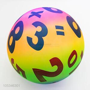 Low Price Colorful Numbers Pattern Pvc Inflatable Ball for Kids