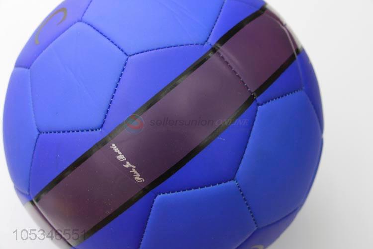 New Brand Blue Color Inflate Football Toys Ball for Kids