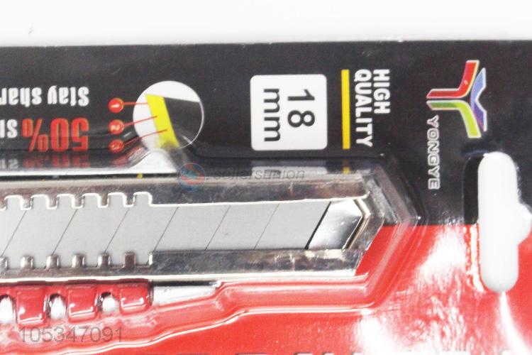 High Quality Plastic Handle Auto Lock Safety Utility Knife