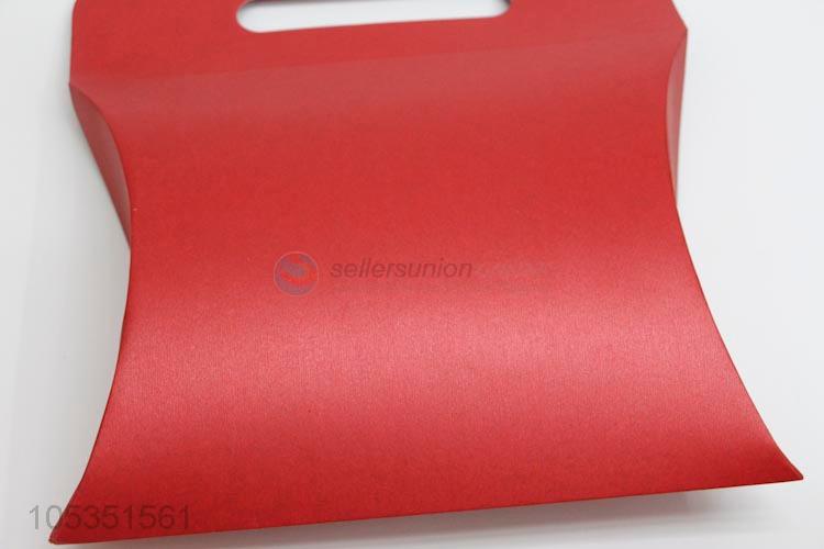 Factory Sales Reusable Red Color New Design Paper Box