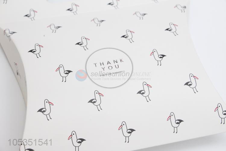 Factory Excellent Reusable Cartoon Bird Pattern Hand Carry Gift Box