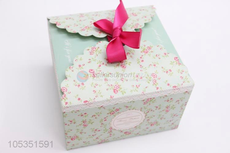 Factory Sale Recycle Sweet Wedding Birthday Party Cake Candy Gift Box