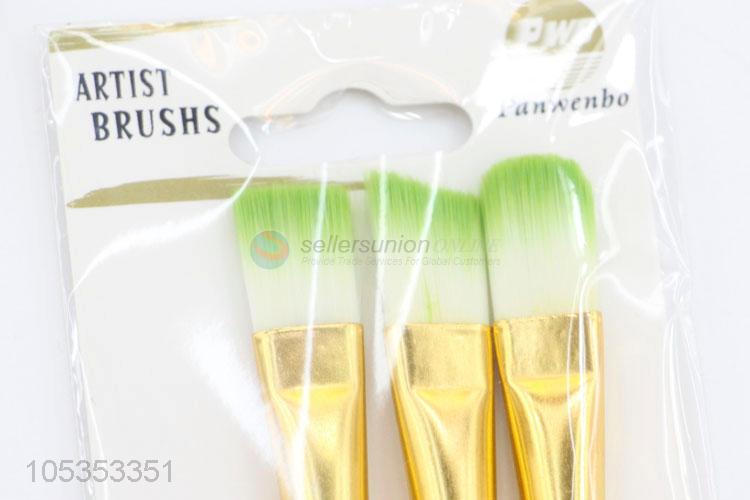 Excellent Quality 3pcs Nylon Hair Artist Painting Brushes