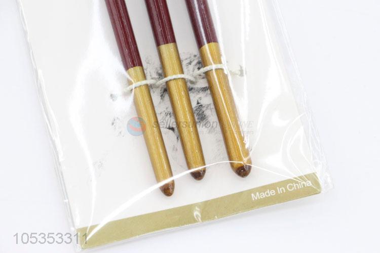 Cute Design 3pcs Watercolor Oil Painting Brush Set