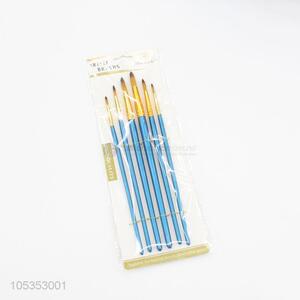 Good Factory Price 6pcs Nylon Round Head Scrubbing Painting Brush