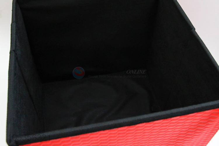 Classical Low Price Non-Woven Retro Folding Storage Stool Sit Box