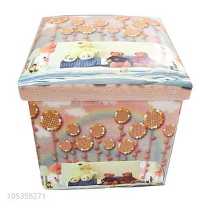 Latest Design Cartoon Pattern Storage Stool Clothing Store Sofa Stool